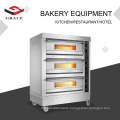 Hot Sale Commercial Pizza Baking Equipment  Digital Time Control 3 Layer Stainless Steel Stone Electric Oven